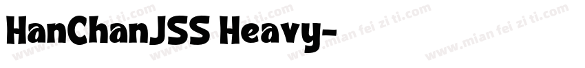 HanChanJSS Heavy字体转换